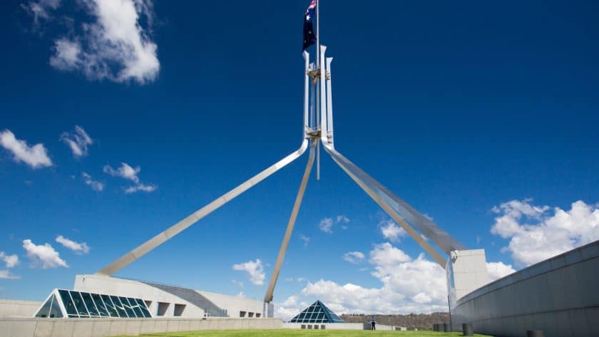 Canberra is de hoofdstad van Australie