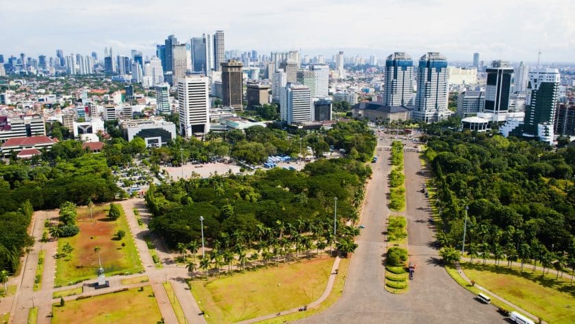 Jakarta is de hoofdstad van Indonesië