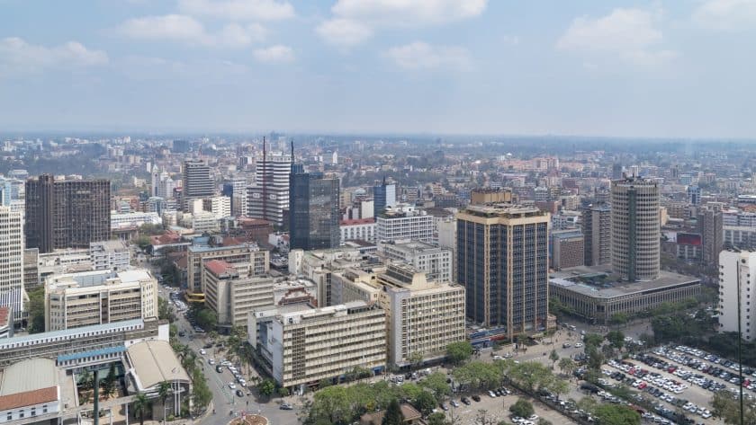 Nairobi is de hoofdstad van Kenia