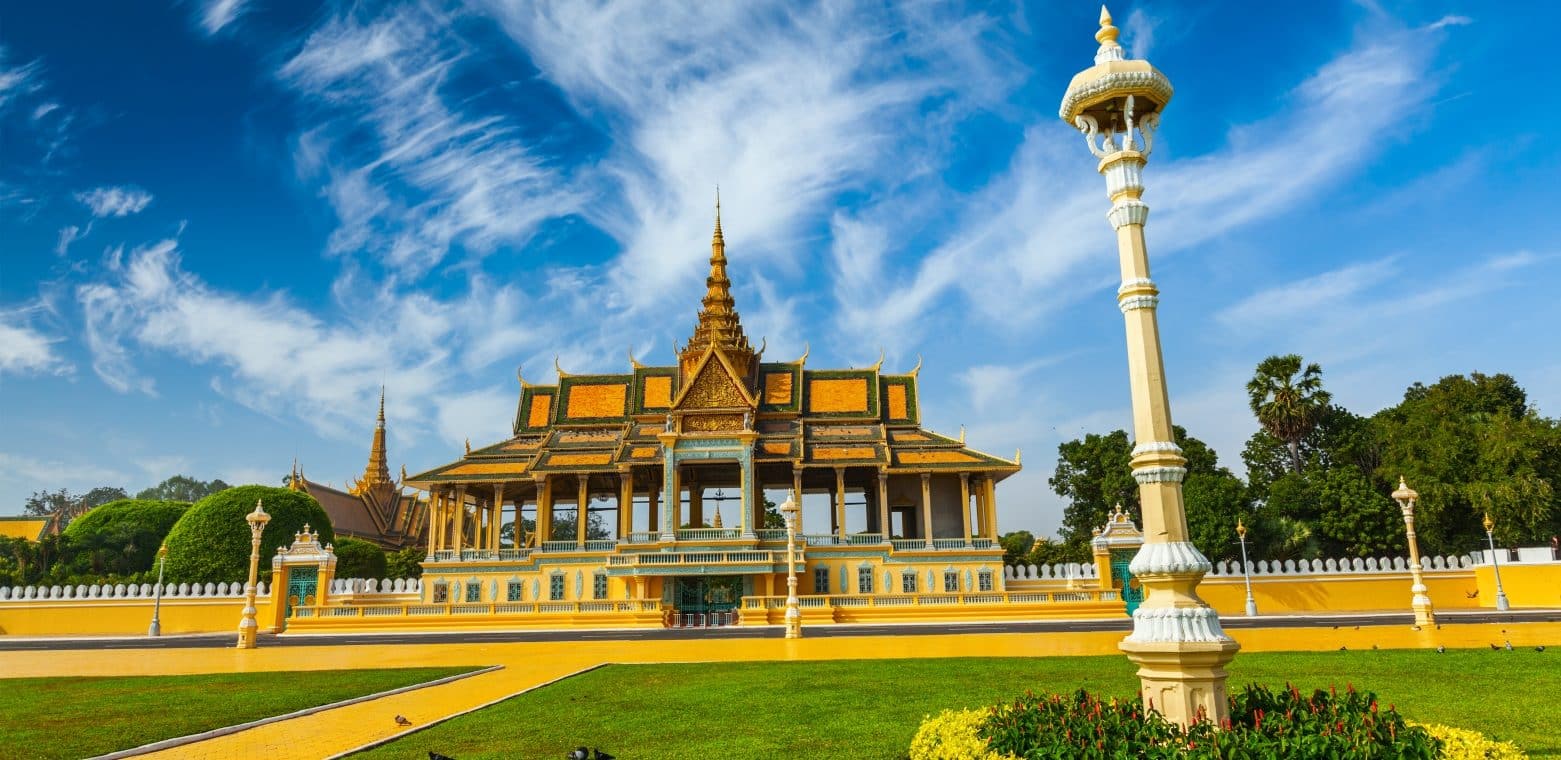 Phnom Penh is de hoofdstad van Cambodja