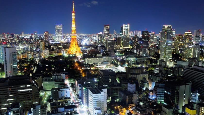 Tokio is de hoofdstad van Japan