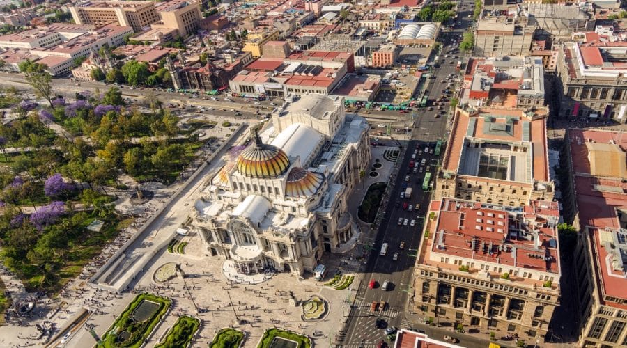 Mexico-City is de hoofdstad van Mexico