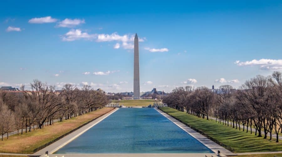 Washington DC is de hoofdstad van de Verenigde Staten van Amerika