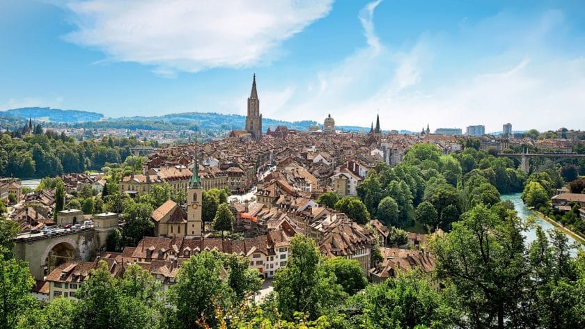 Bern is de hoofdstad van Zwitserland