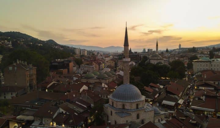 Sarajevo is de hoofdstad van Bosnië en Herzegovina